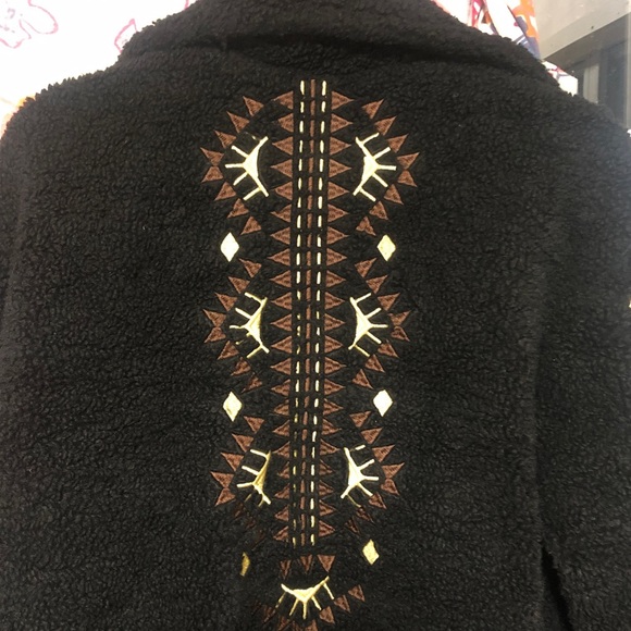 Free People x Driftwood Sheeba embroidered Sherpa jacket - Picture 16 of 16